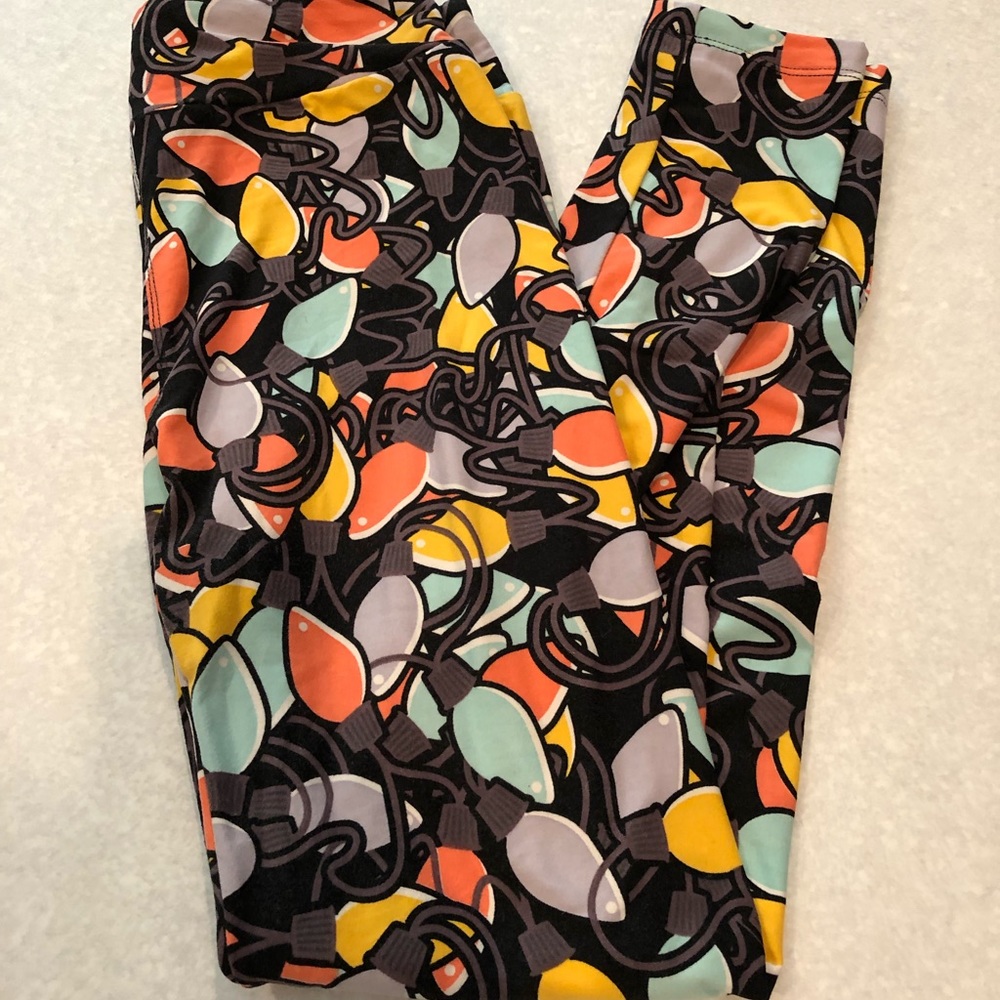 Lularoe Christmas Holiday Leggings One Size